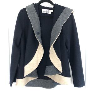 NWOT Anthropologie sweater jacket with hood